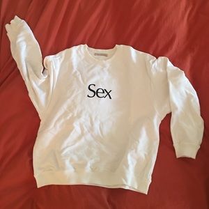 Christopher Kane SS22 Sex Sweatshirt